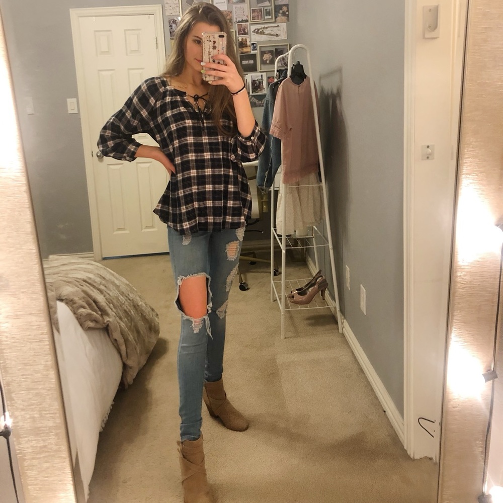 Ann Taylor lightweight flannel